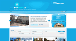 Desktop Screenshot of newhomesv.com